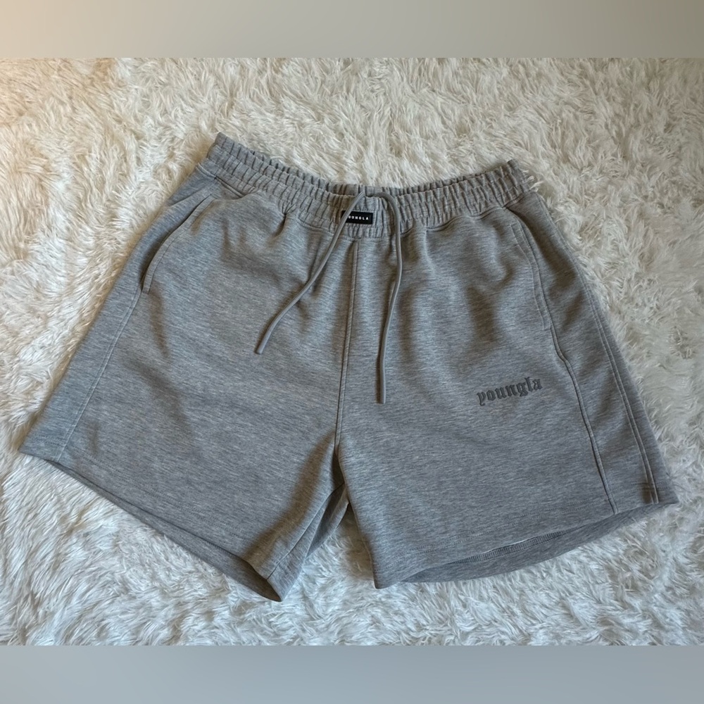 YoungLA Shorts Men’s Camo Athletic Boundle 2pcs XL x 6.5” Workout Gym - Picture 5 of 16